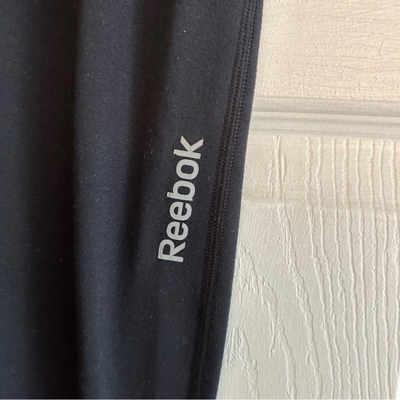 Reebok Men's black leggings bas layer Speedwick pants size Medium - Picture 2 of 7